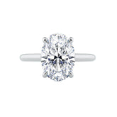Oval Diamond Solitaire Engagement Ring